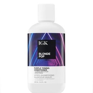 IGK BLONDE POP Purple Toning Conditioner | Vegan + Cruelty Free |